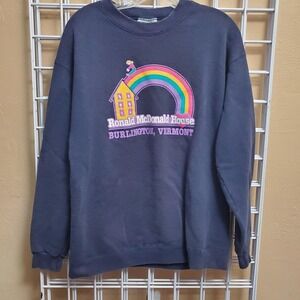 1989 Ronald McDonald House Burlington, Vermont‎ crewneck sweatshirt